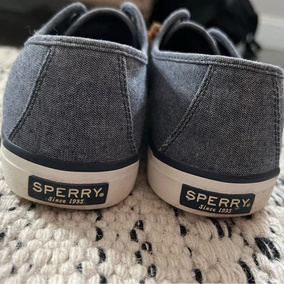 Women’s Sperry Denim Boat Shoes - Picture 8 of 8